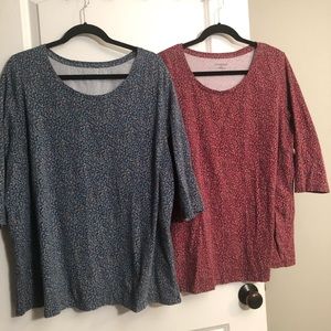 Catherine’s 3/4 length sleeve tops 0x 14/16